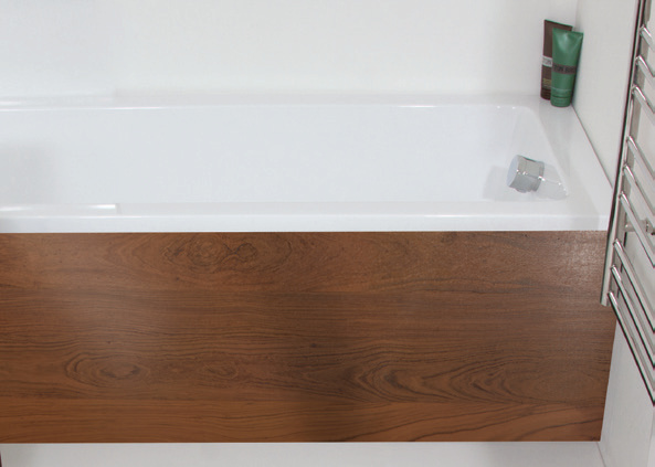 1800 Golden Oak Bath panel and plinth